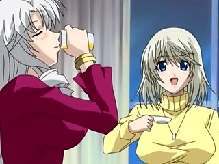 Sexy Slut seduces her future Roommate with her big tits - Hentai.xxx