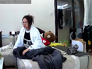 Korealainen Typy KIINNI OTETU MASTURBOINTI HACKED WECAM